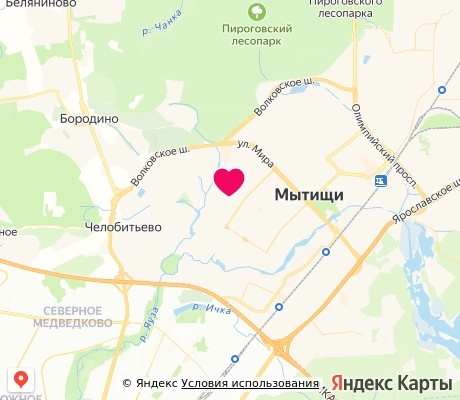 На карте