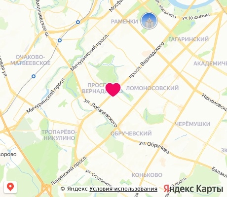 На карте