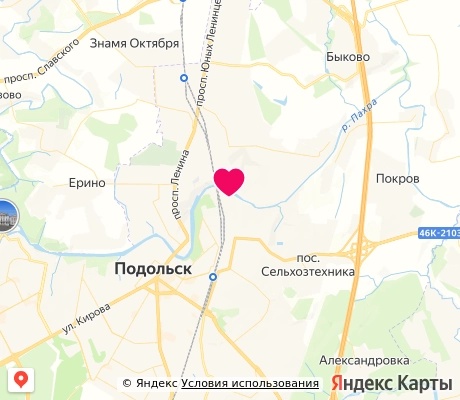 На карте
