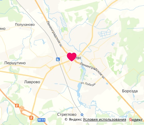 На карте