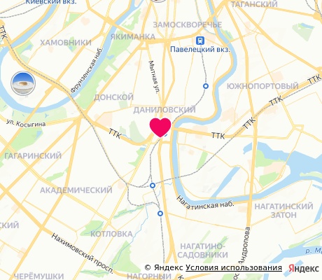 На карте