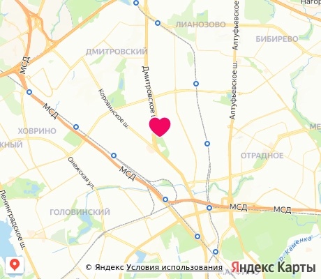 На карте