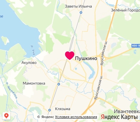 На карте