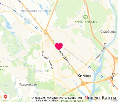На карте