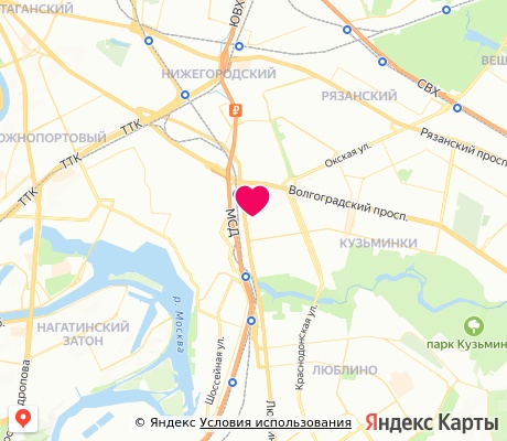 На карте