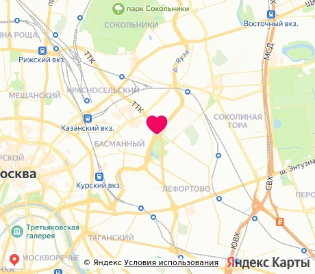 На карте