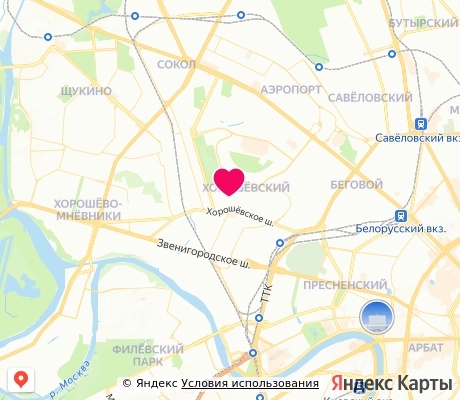 На карте
