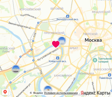 На карте