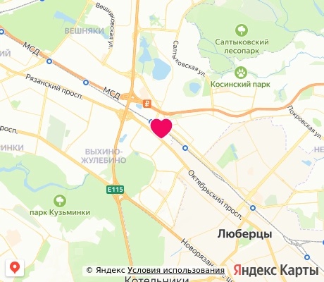На карте
