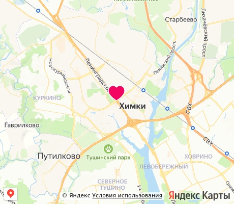 На карте