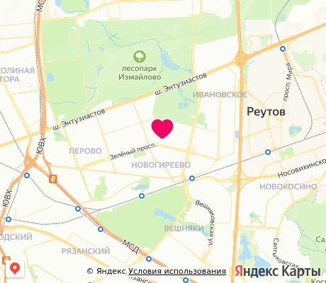 На карте
