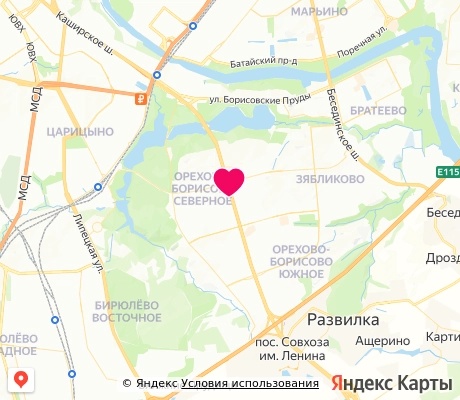 На карте