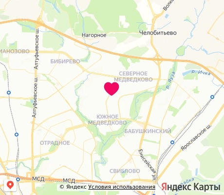 На карте