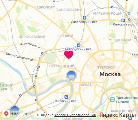 На карте
