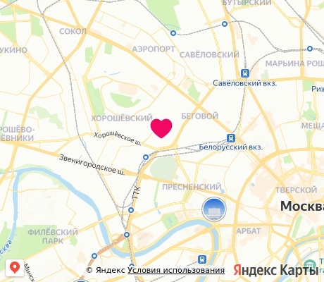 На карте