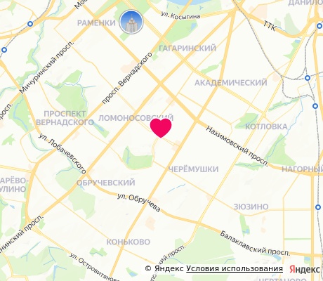 На карте