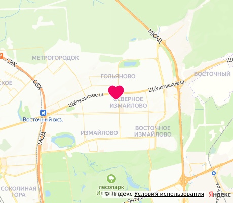 На карте