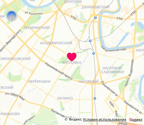 На карте
