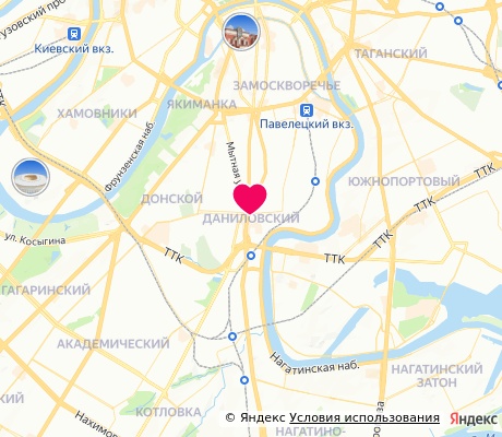 На карте