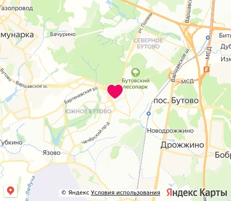 На карте
