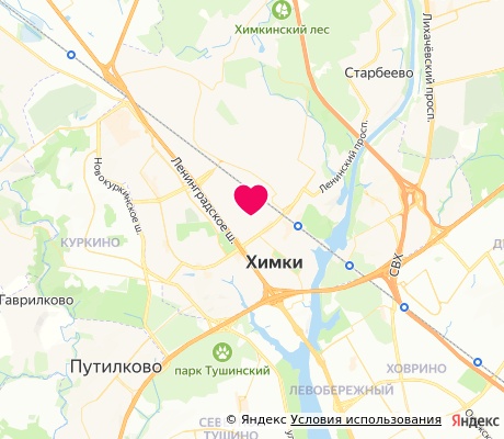 На карте