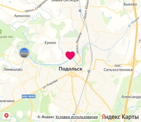 На карте