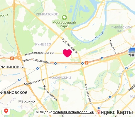 На карте