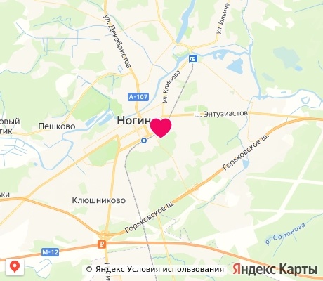 На карте