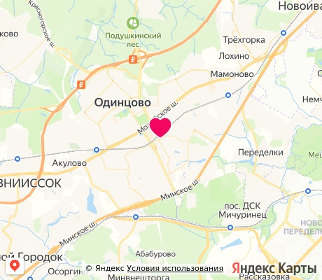 На карте
