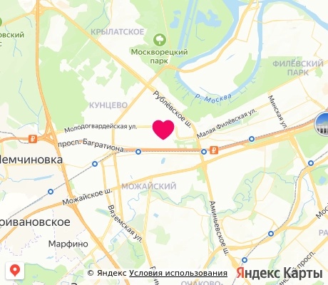 На карте