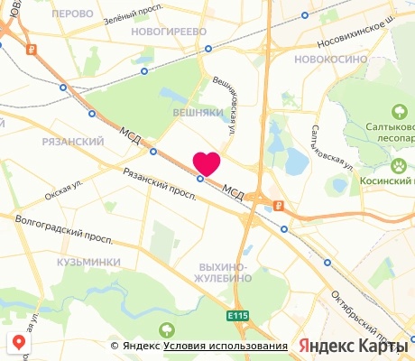На карте