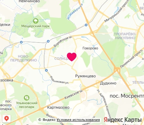 На карте
