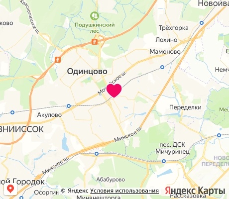 На карте