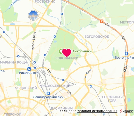 На карте