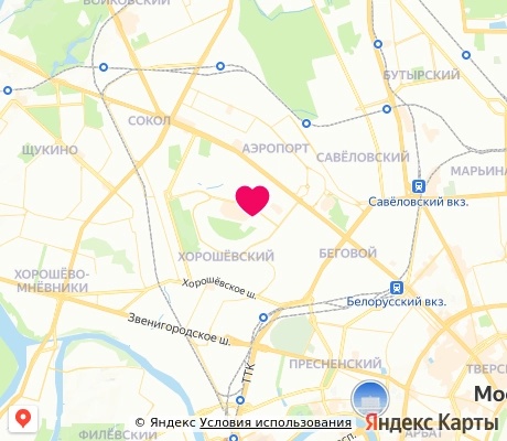 На карте