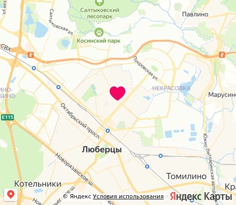 На карте