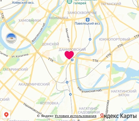На карте
