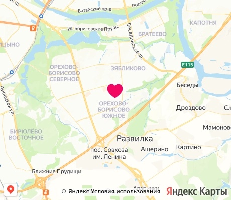 На карте