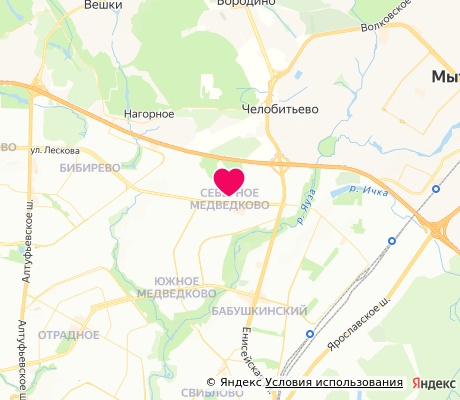На карте