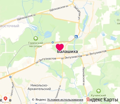 На карте