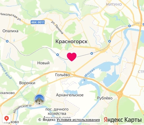 На карте