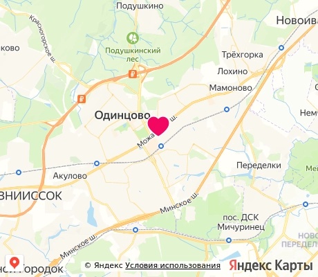 На карте