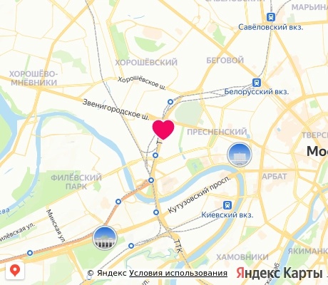 На карте
