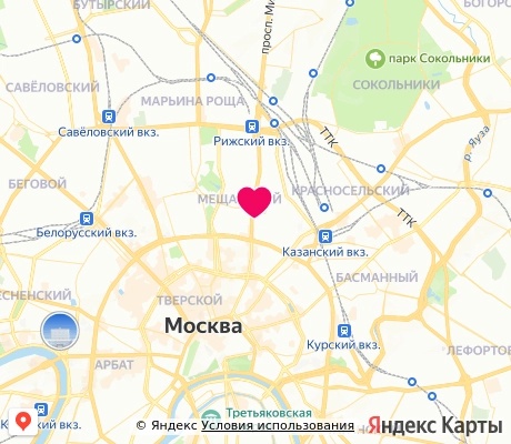 На карте