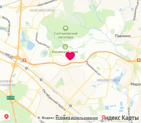 На карте