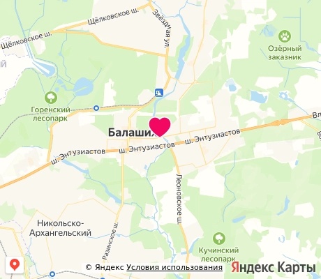 На карте