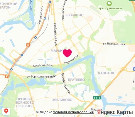 На карте
