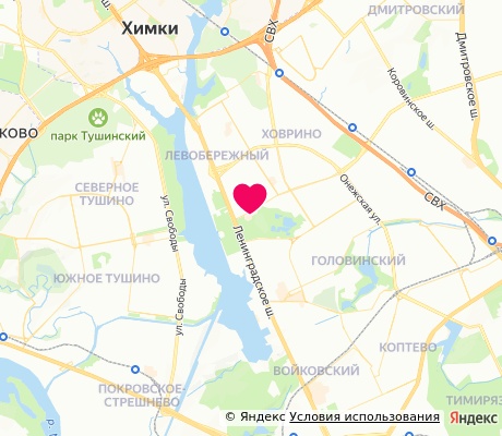 На карте