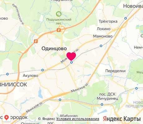 На карте