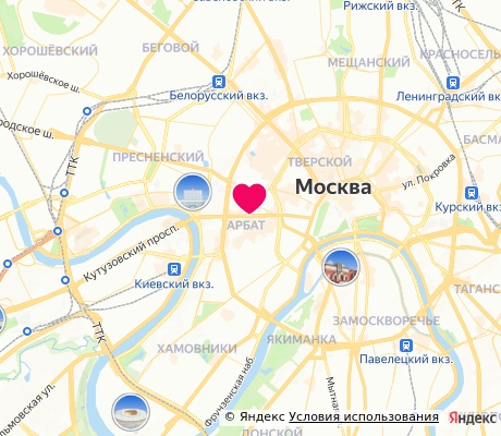 На карте